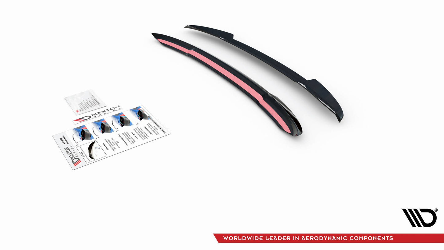 Spoiler CAP V.2 für Audi S4 / A4 S-Line Avant B9 schwarz Hochglanz
