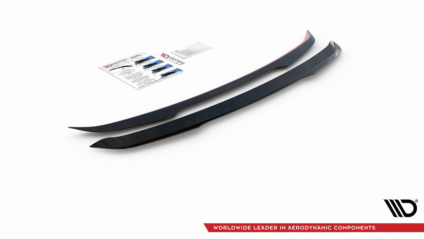 Spoiler CAP für Audi Q3 8U Facelift Carbon Look