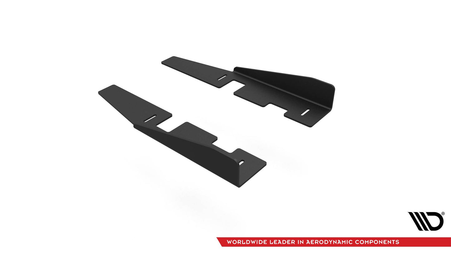 Seitenschweller Flaps für Seat Leon FR Mk4 schwarz Hochglanz