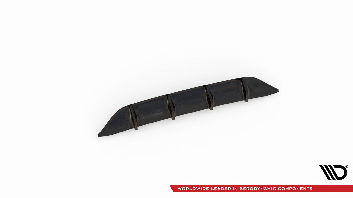 Diffusor Heck Ansatz für Mercedes-Benz CLS AMG-Line C257 schwarz Hochglanz