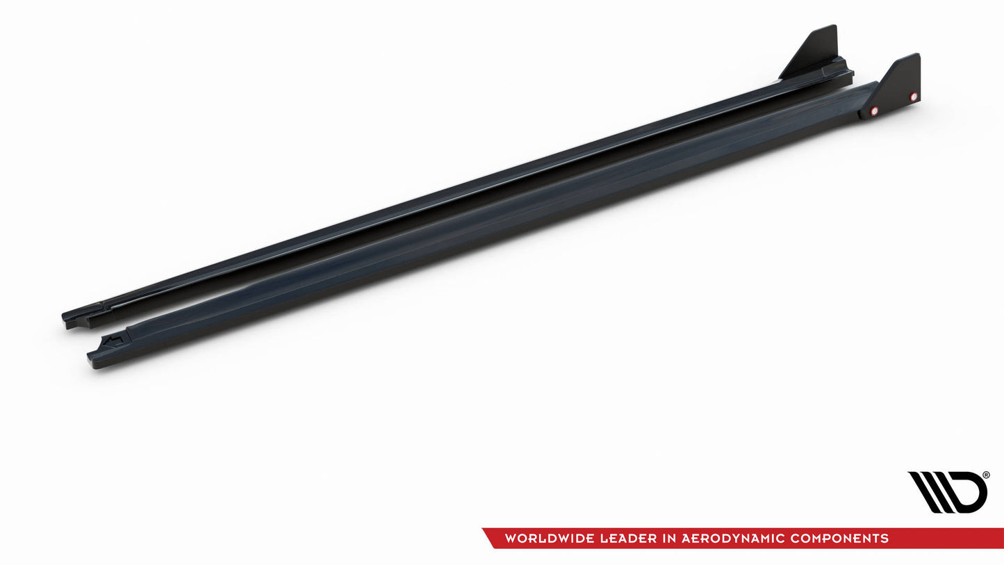 Seitenschweller Ansatz + Flaps für Peugeot 208 GT Mk2