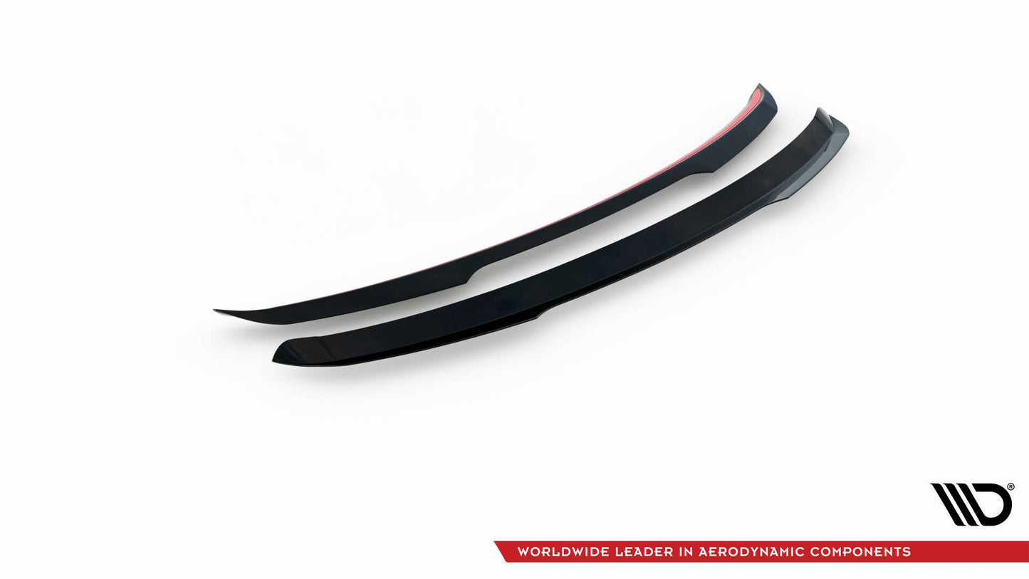 Spoiler CAP für Mercedes-Benz A AMG-Line Hatchback W177 schwarz Hochglanz