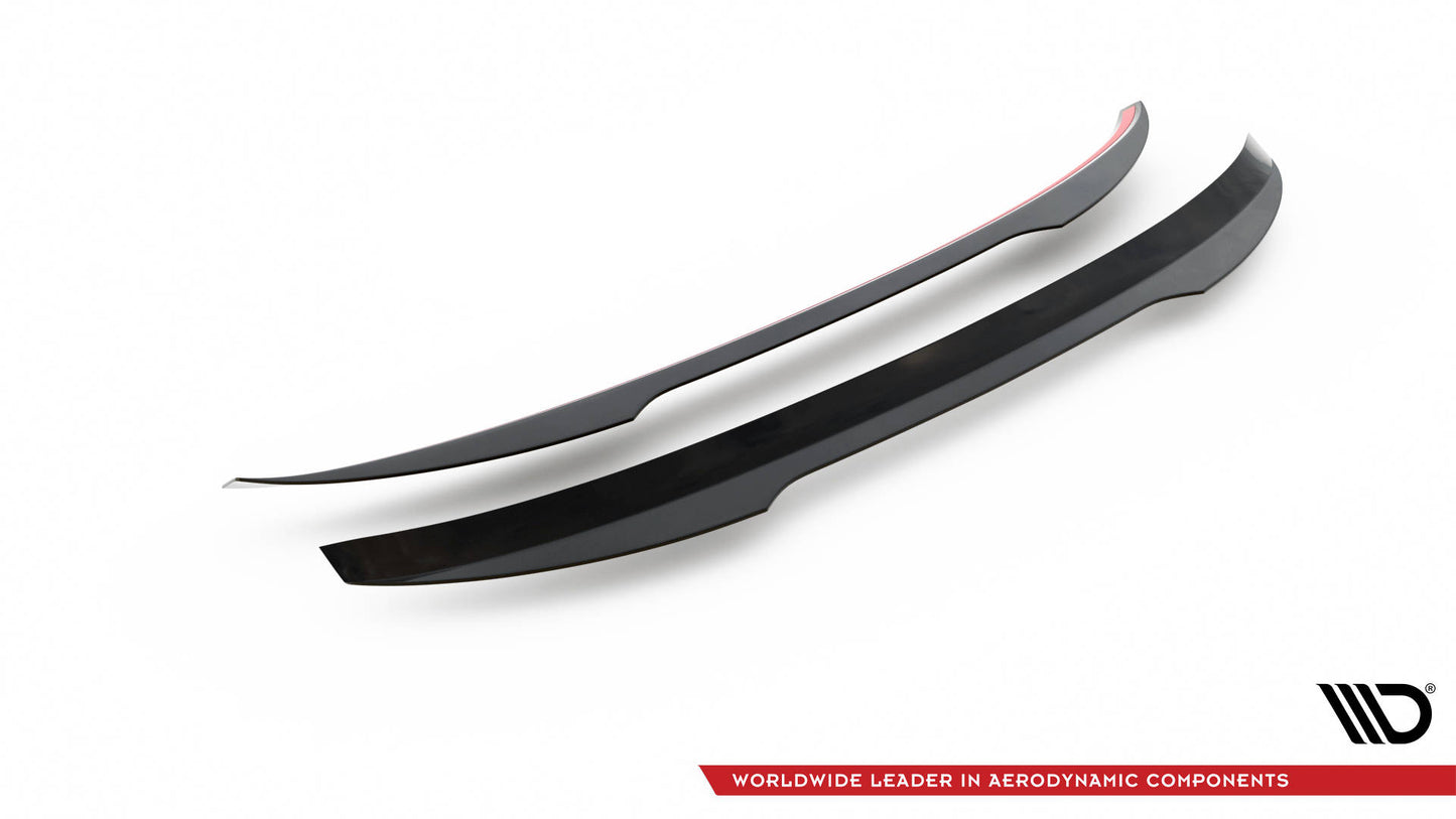 Spoiler CAP V.2 für BMW 1er M-Paket / M140i / Standard F20 schwarz Hochglanz