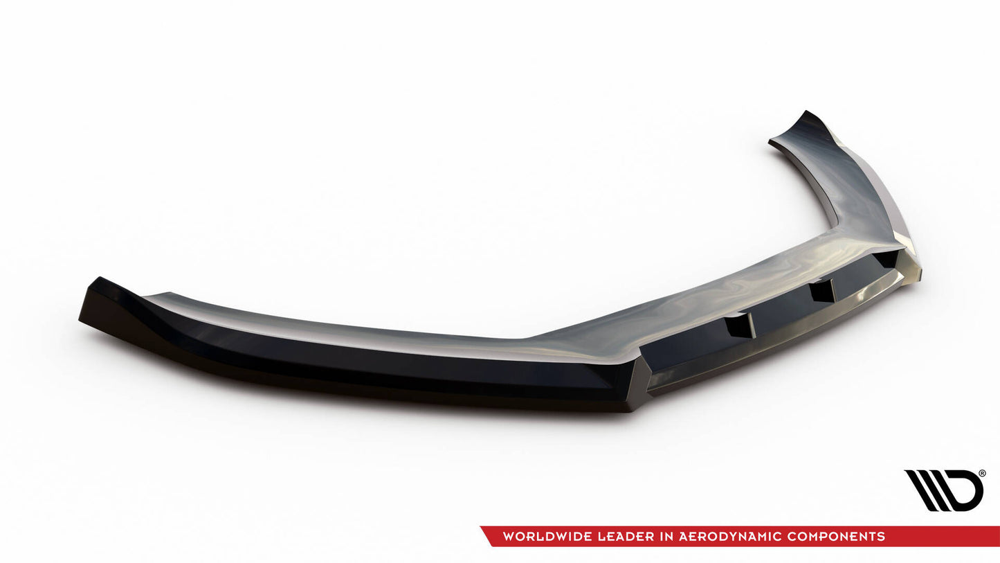 Front Ansatz V.3 für Audi S5 / A5 S-Line Coupe / Sportback 8T Facelift schwarz Hochglanz