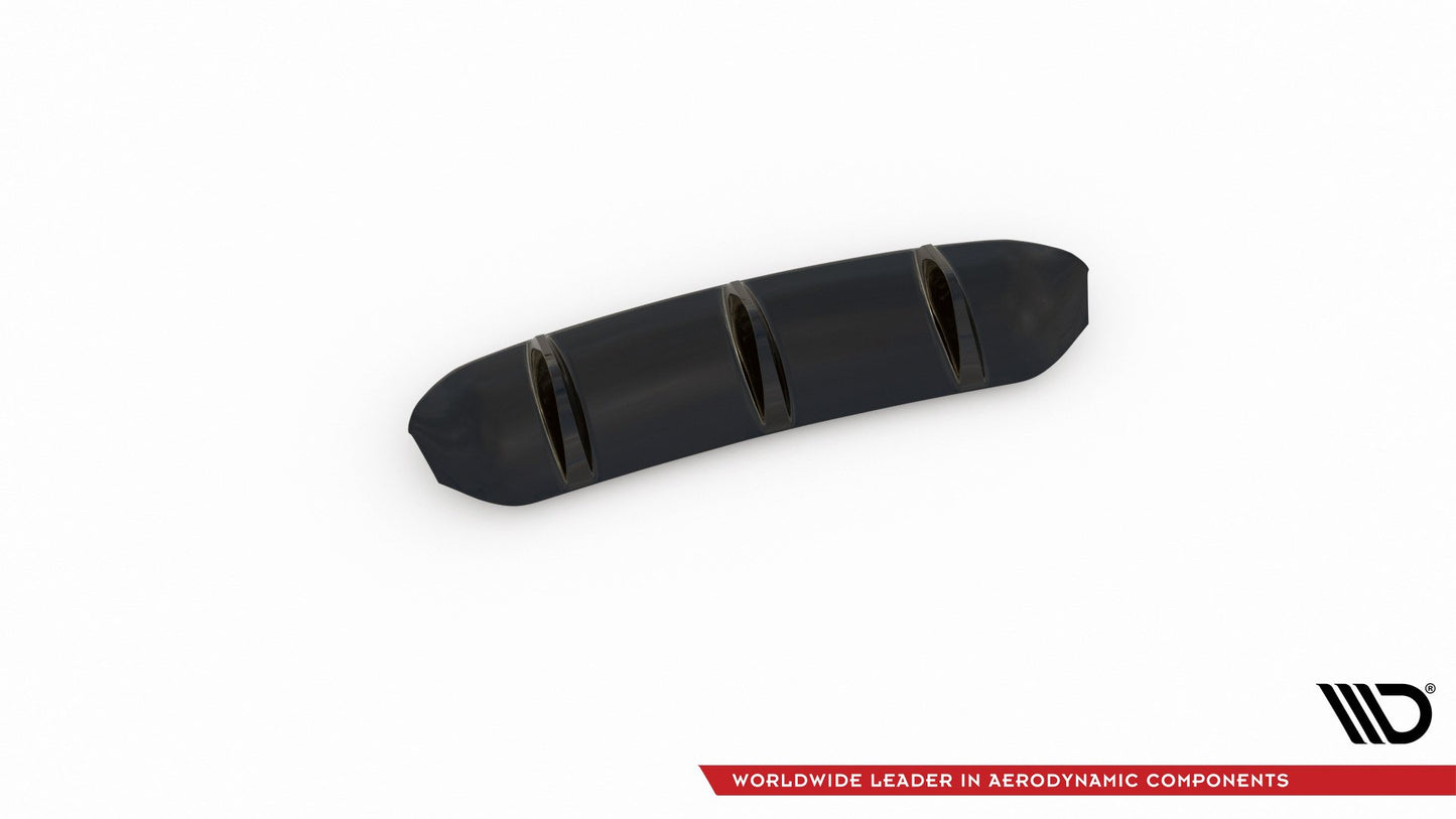 Diffusor Heck Ansatz für Mercedes-Benz E63 AMG Kombi/Limousine S213/W213 schwarz Hochglanz