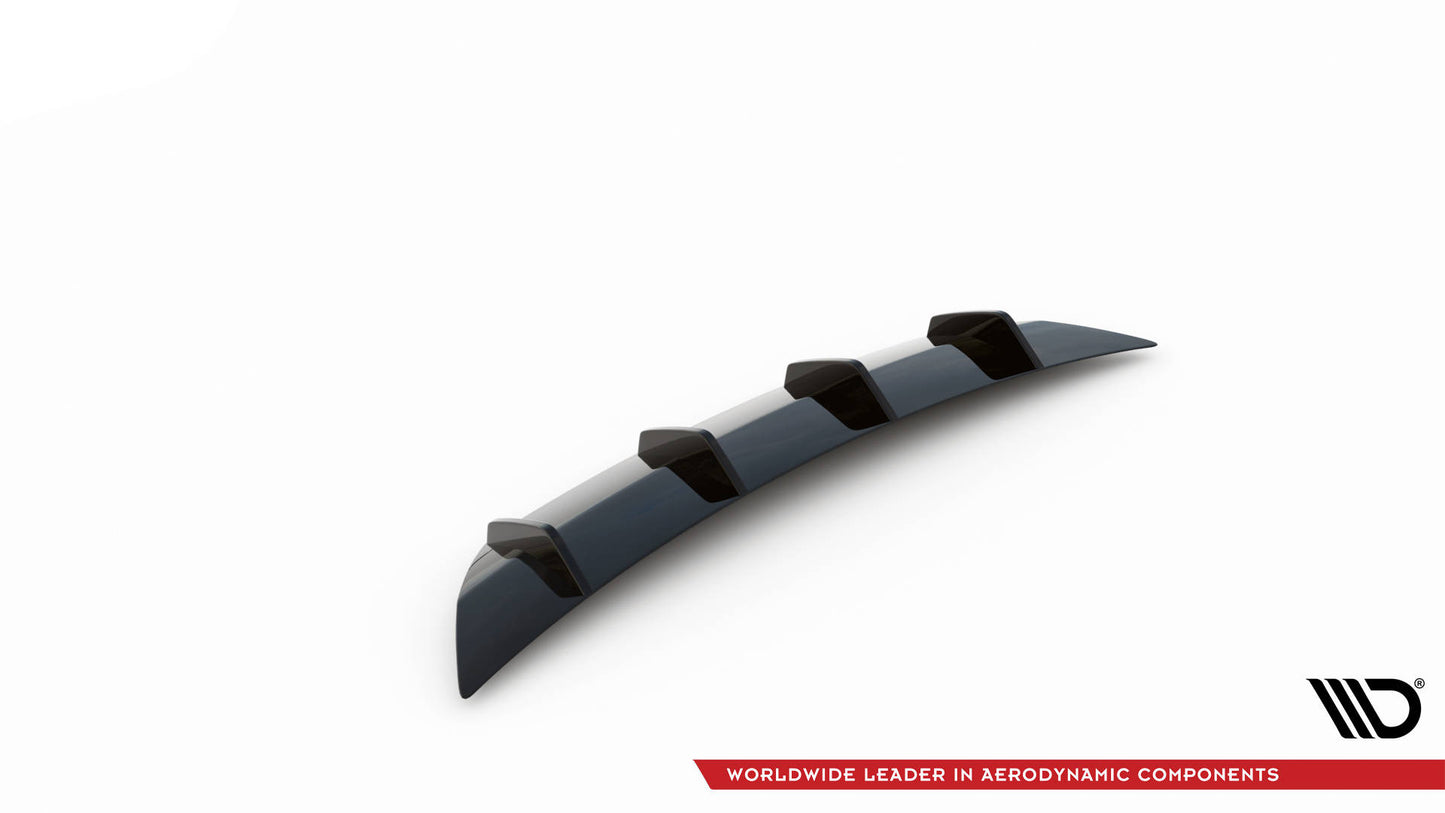 Diffusor Heck Ansatz für VW Atlas Cross Sport schwarz Hochglanz