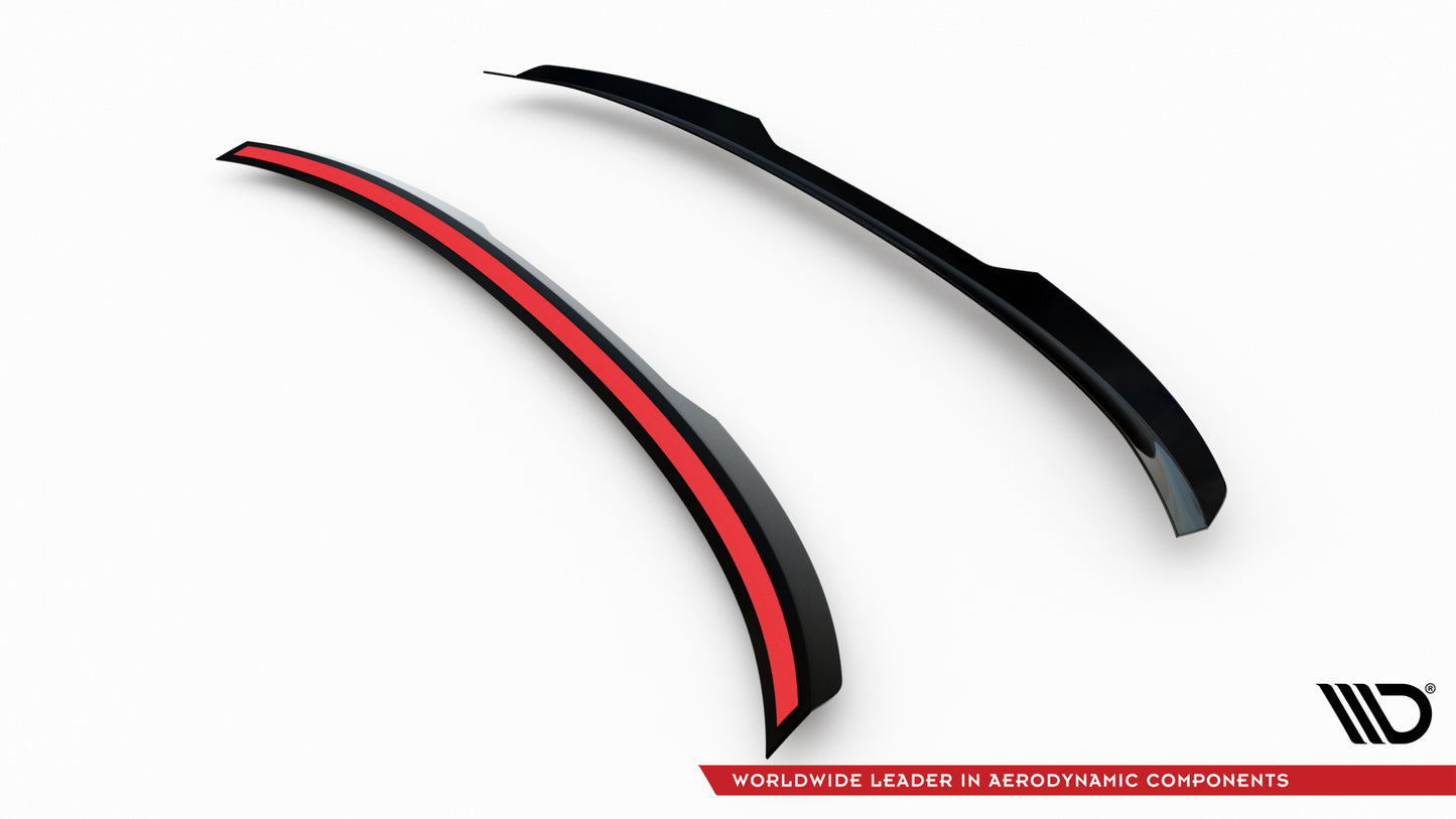 Spoiler CAP für Bentley Continental GT Coupe Mk3 schwarz Hochglanz