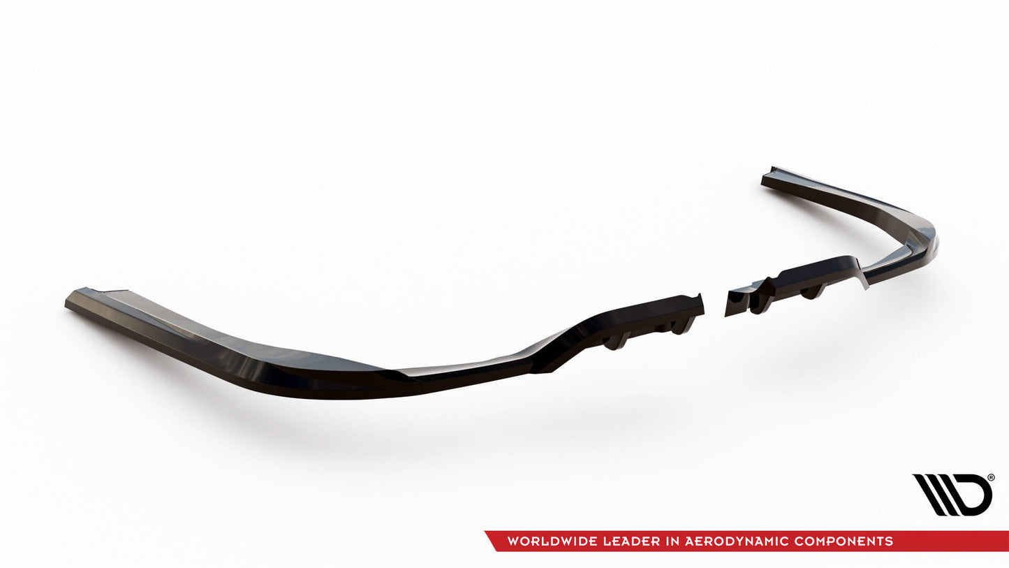 Mittlerer Cup Diffusor DTM Look Heck Ansatz für BMW M760e G70 schwarz Hochglanz
