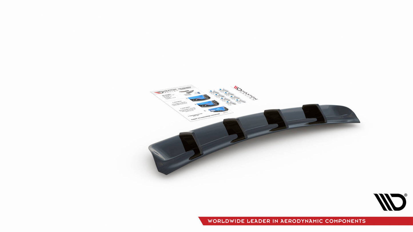 Diffusor Heck Ansatz für Maserati Ghibli Mk3 schwarz Hochglanz