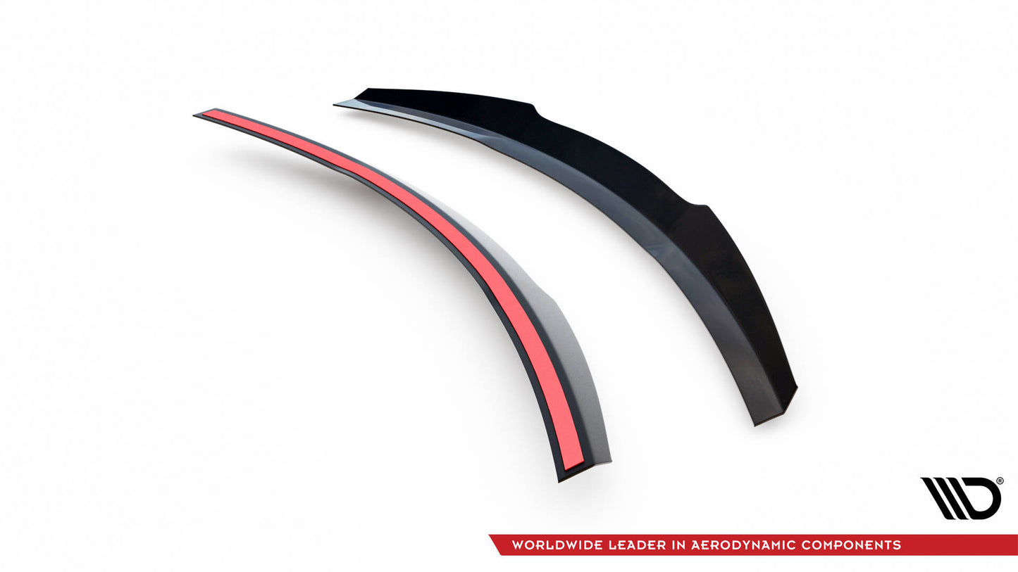 Spoiler CAP für Mercedes A W176 AMG Facelift schwarz Hochglanz