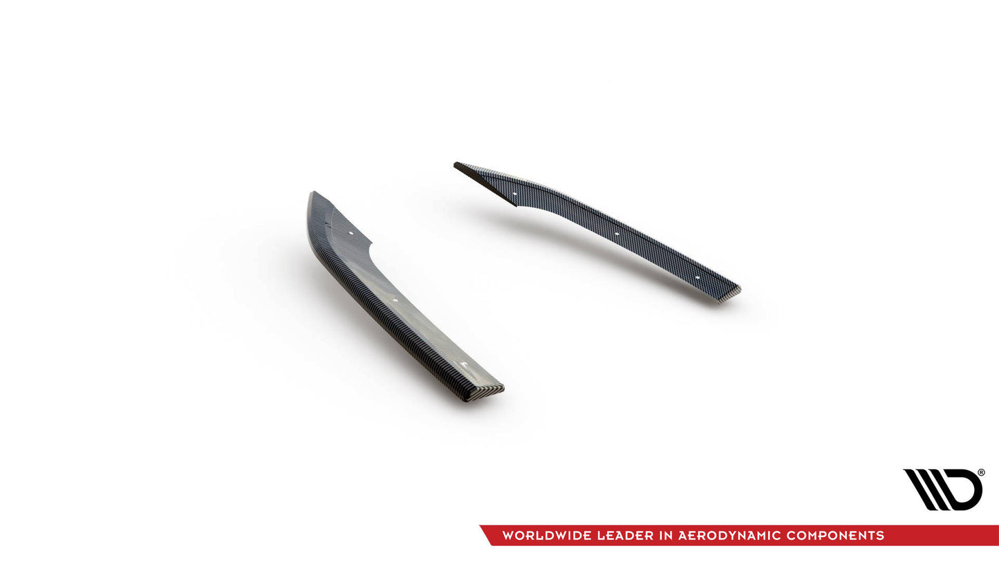 Prepreg Carbon Fiber Heck Ansatz Flaps Diffusor V.2 für Audi RS3 Limousine 8Y