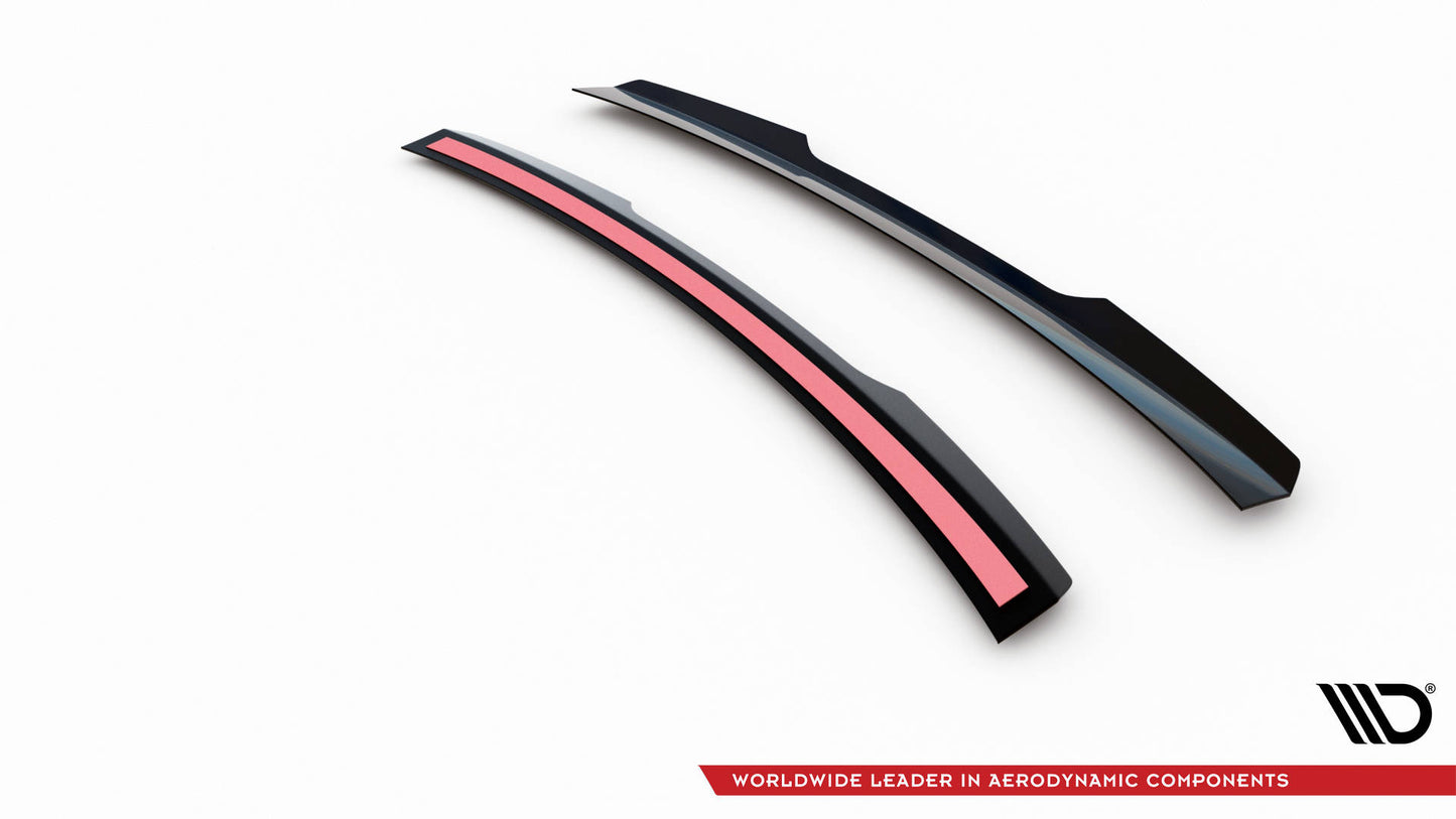 Höher Spoiler CAP für Kia EV6 Mk1 schwarz Hochglanz