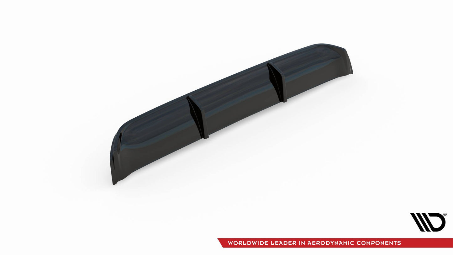 Diffusor Heck Ansatz für Mercedes-Benz V-Klasse AMG-Line W447 Facelift schwarz Hochglanz