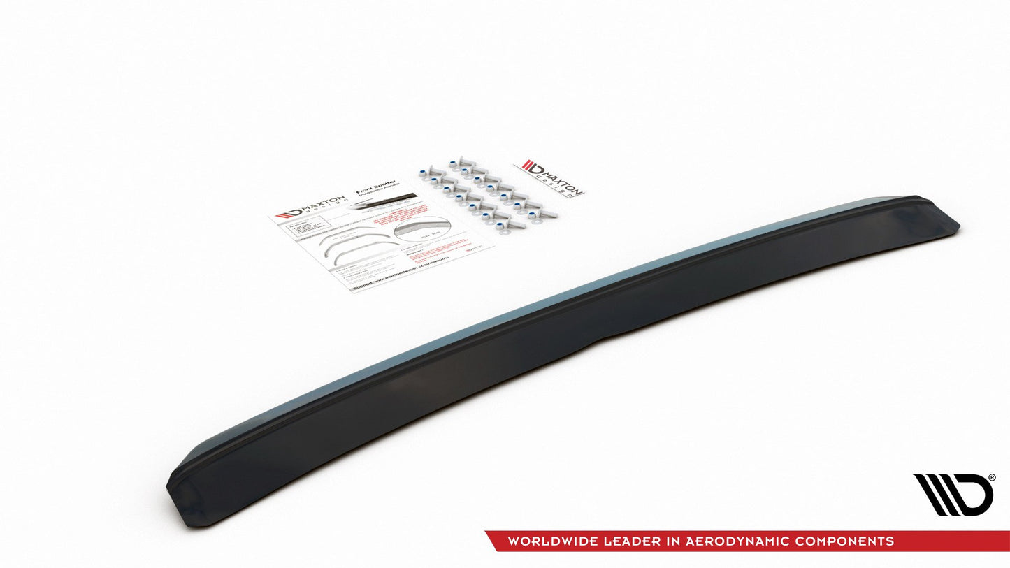 Front Ansatz V.4 für VW Polo GTI / R-line Mk6 schwarz Hochglanz