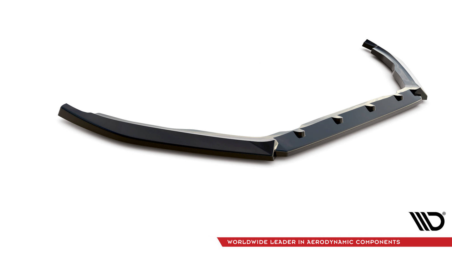 Front Ansatz V.2 für Peugeot 208 GTi Mk1 schwarz Hochglanz