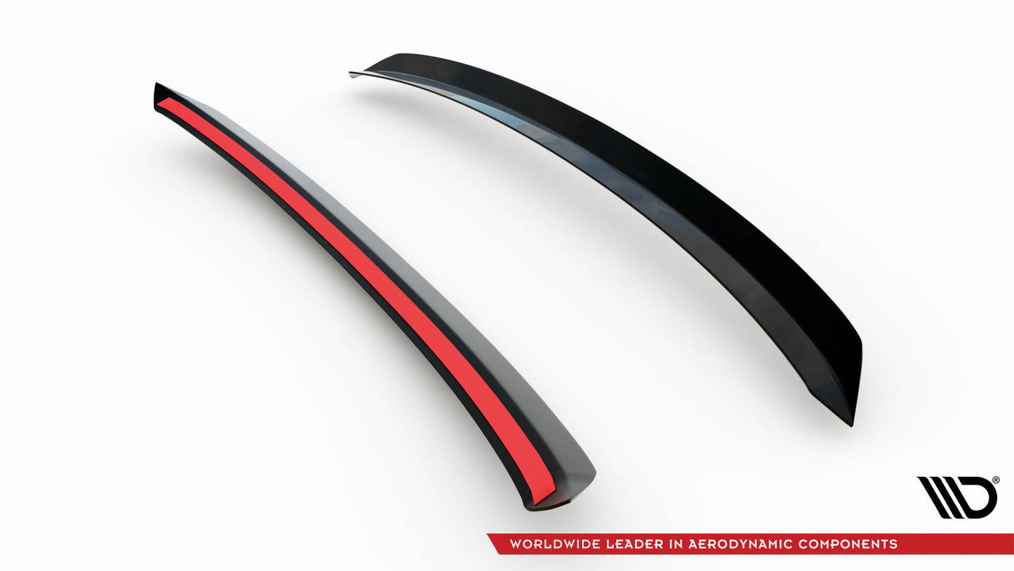 Spoiler CAP für HYUNDAI I30 MK3 HATCHBACK schwarz Hochglanz