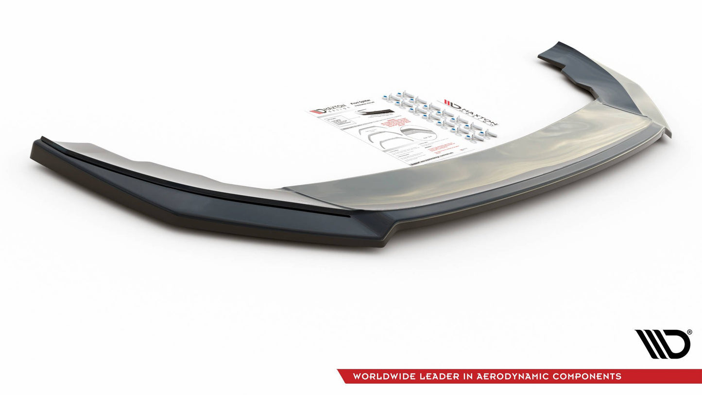 Front Ansatz V.3 für Seat Leon Mk4 schwarz Hochglanz