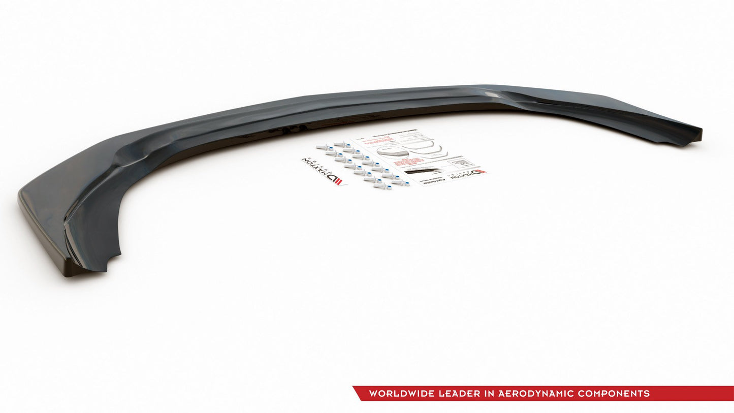 Front Ansatz V.3 für Mercedes A35 AMG Aero W177 schwarz Hochglanz