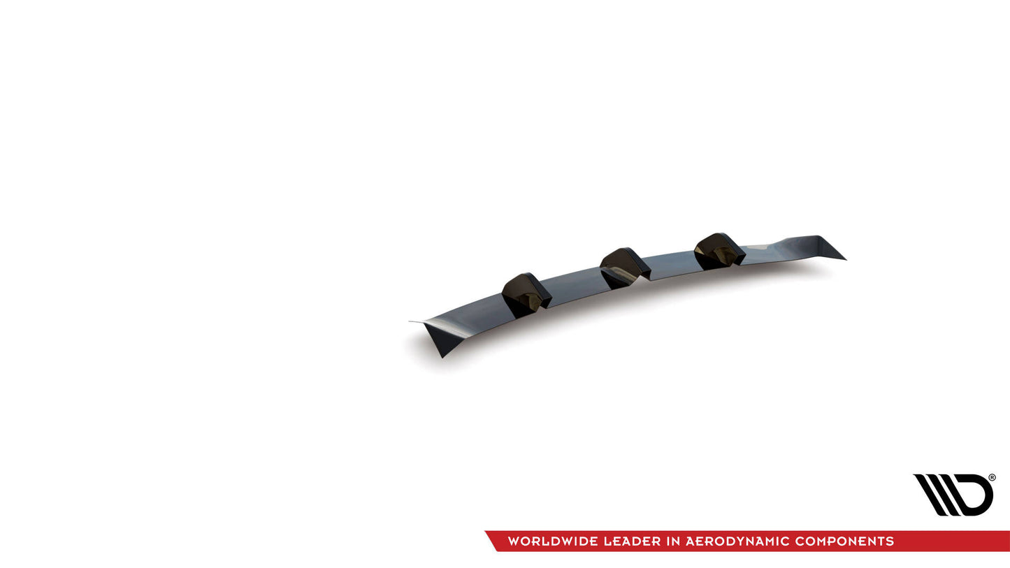 Diffusor Heck Ansatz für Lexus GS F Mk4 Facelift schwarz Hochglanz