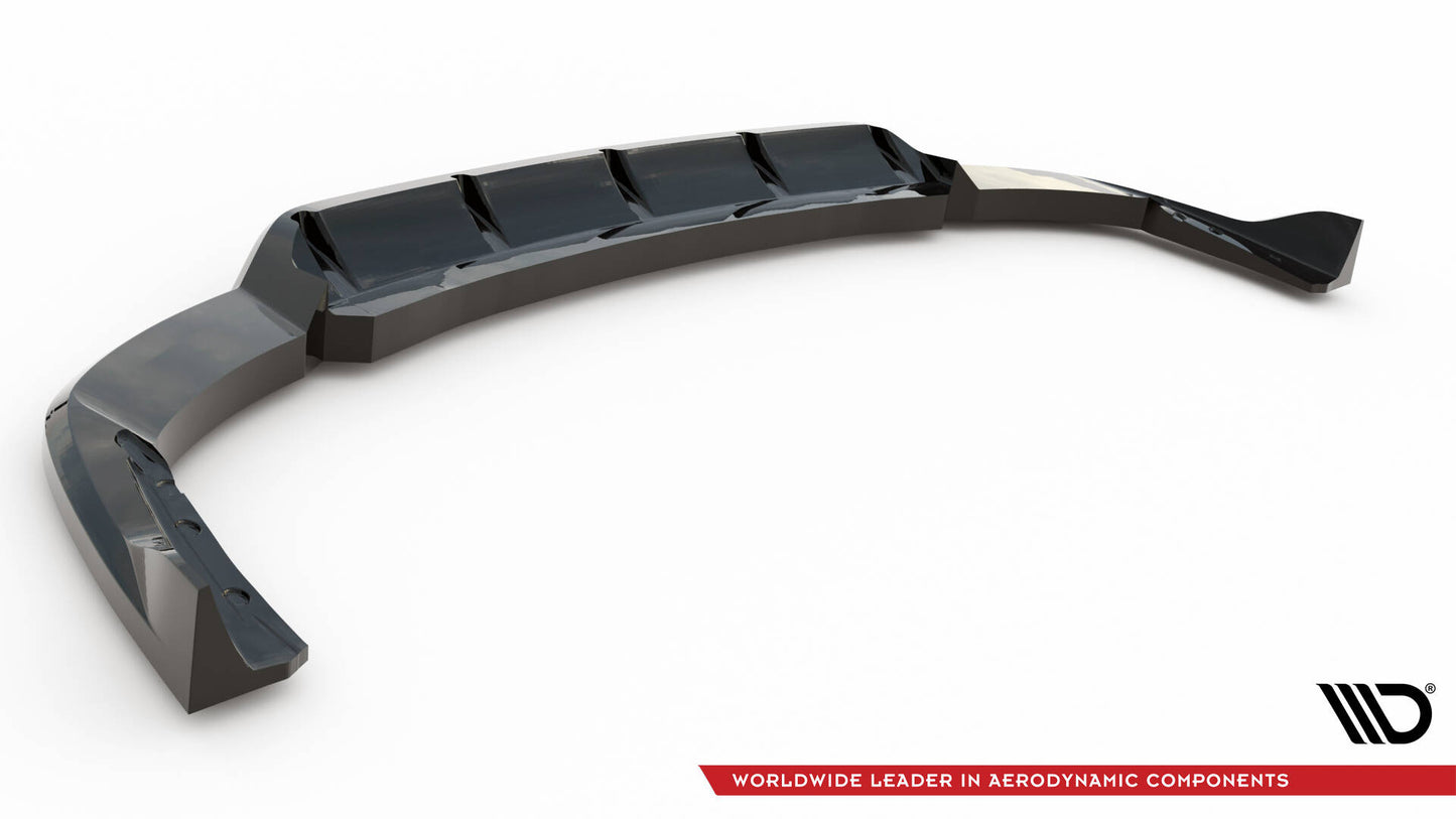 Mittlerer Cup Diffusor DTM Look Heck Ansatz für Maserati Grecale GT / Modena Mk1 schwarz Hochglanz