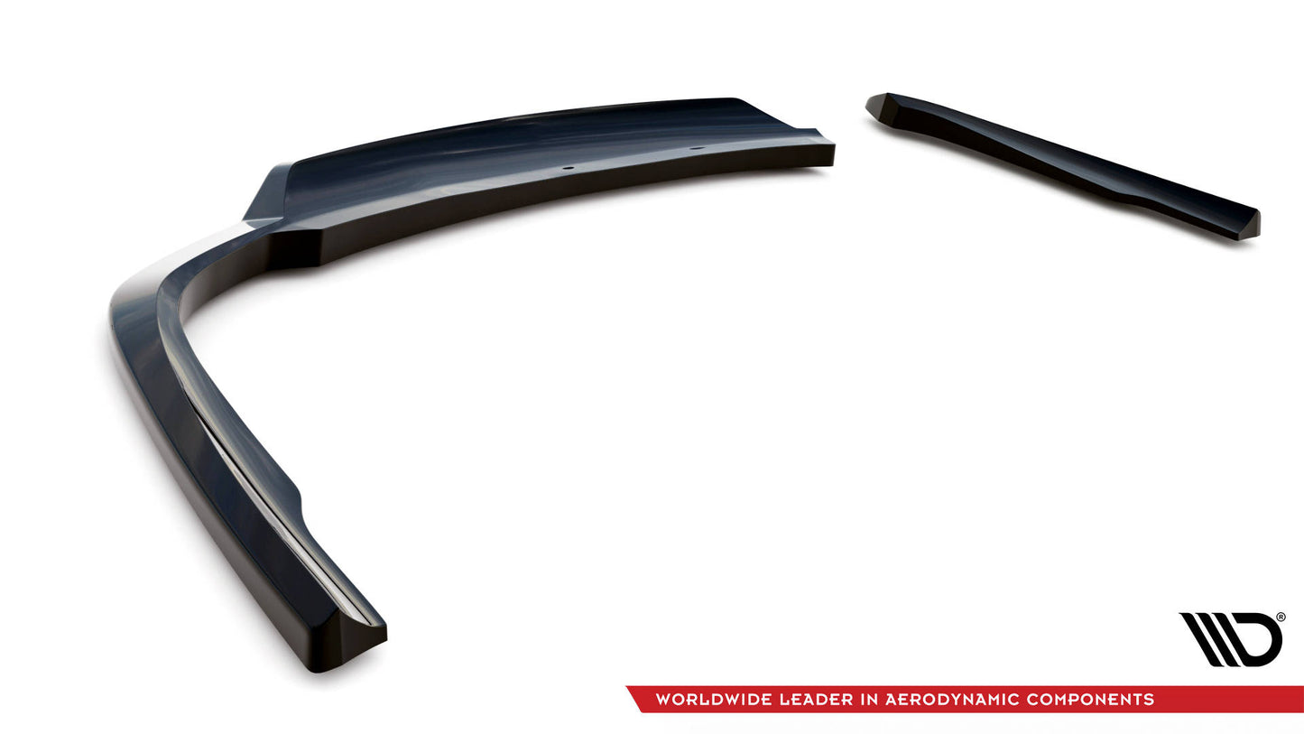 Mittlerer Cup Diffusor DTM Look Heck Ansatz für Volvo C70 Mk1 schwarz Hochglanz