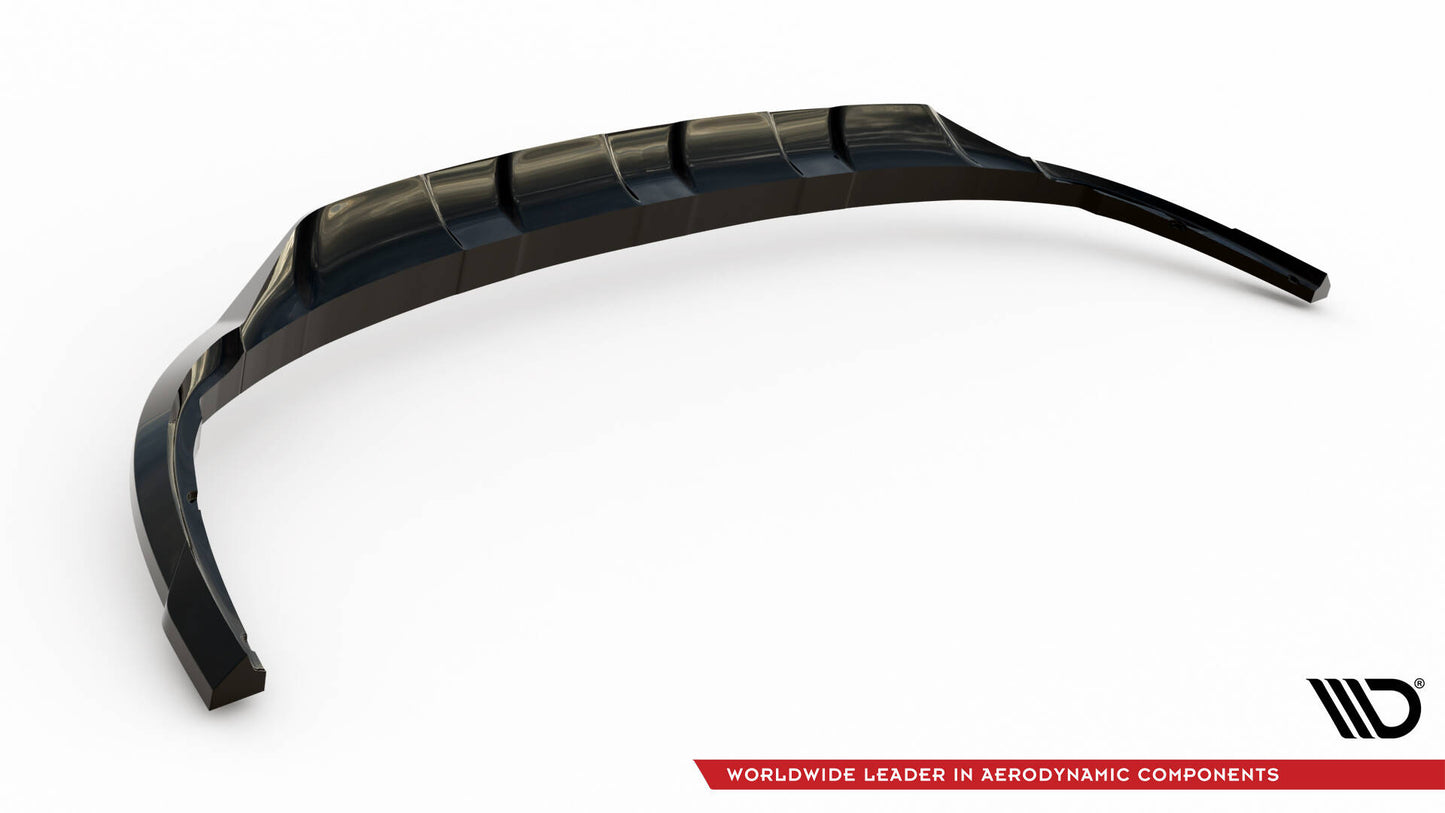 Mittlerer Cup Diffusor DTM Look Heck Ansatz für Renault Espace Mk5 schwarz Hochglanz