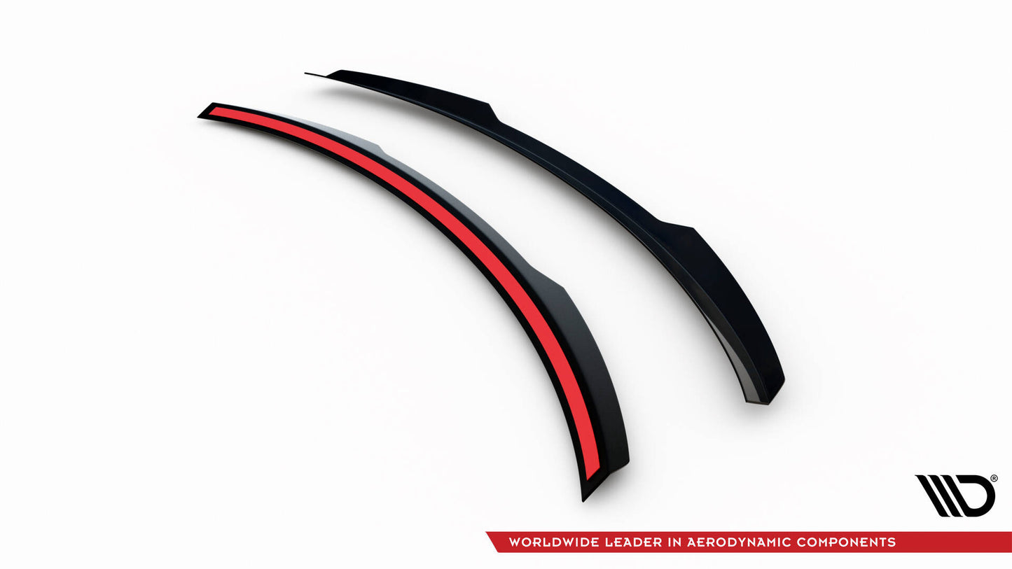 Spoiler CAP für Mercedes-Benz GLE Coupe AMG-Line C167 / C167 Facelift schwarz Hochglanz
