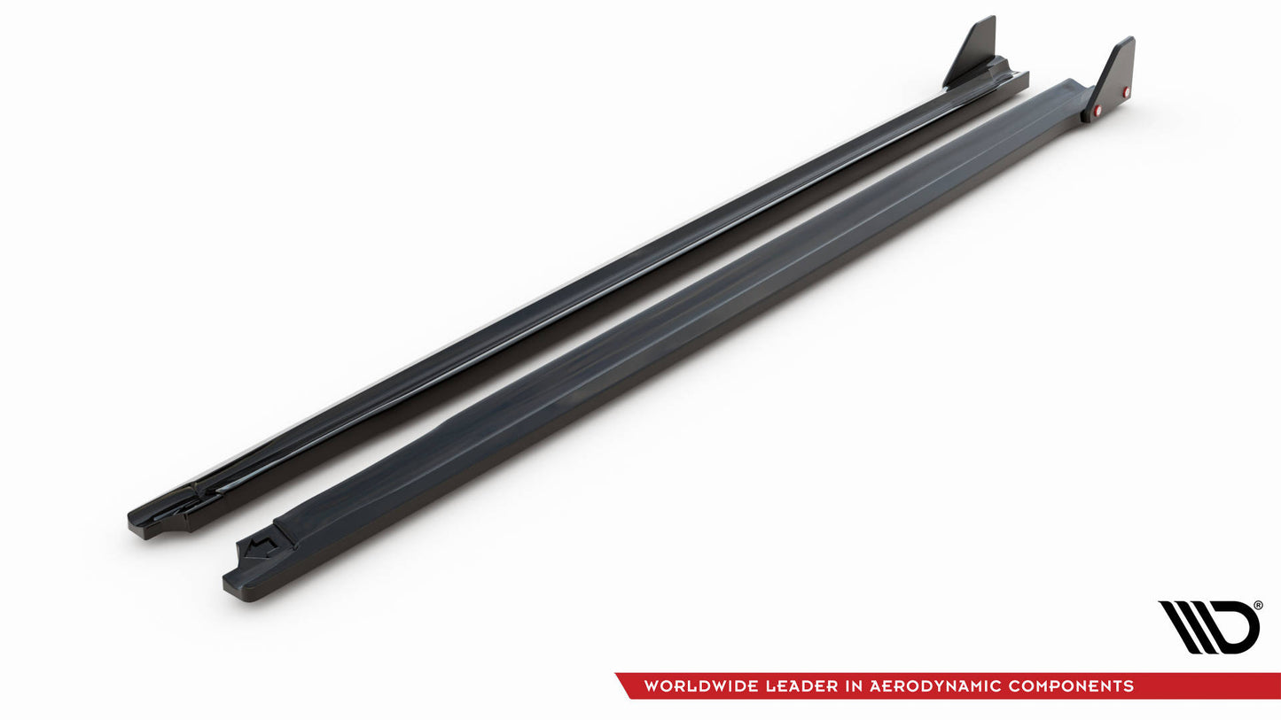 Seitenschweller Ansatz + Flaps für Peugeot 208 GT Mk2