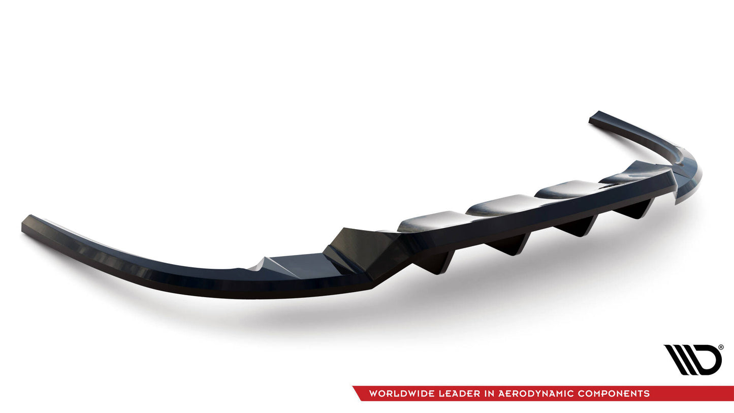 Mittlerer Cup Diffusor DTM Look Heck Ansatz für Ford Mondeo ST-Line Kombi Mk4 Facelift schwarz Hochglanz