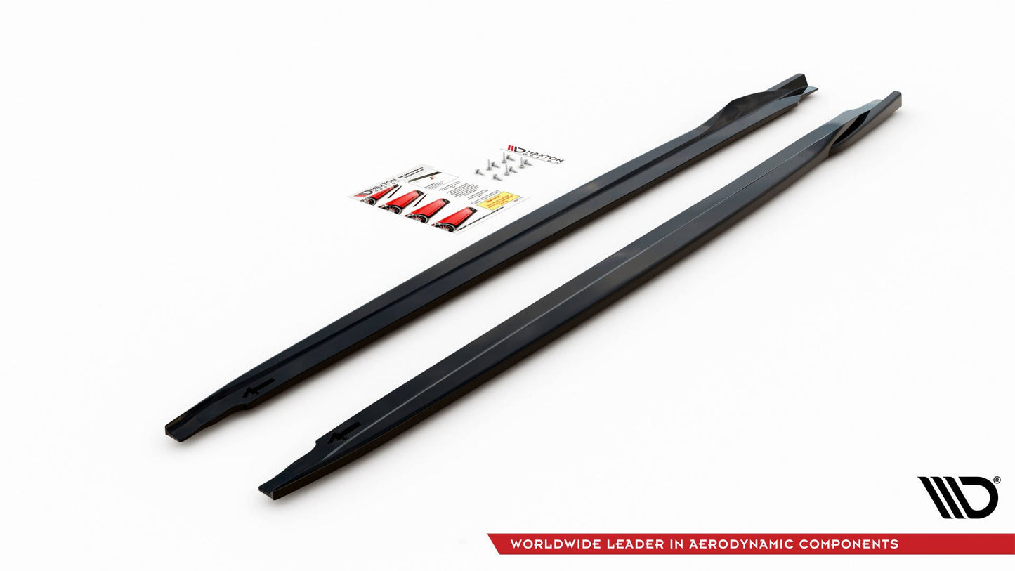 Seitenschweller Ansatz für VW Up GTI schwarz Hochglanz