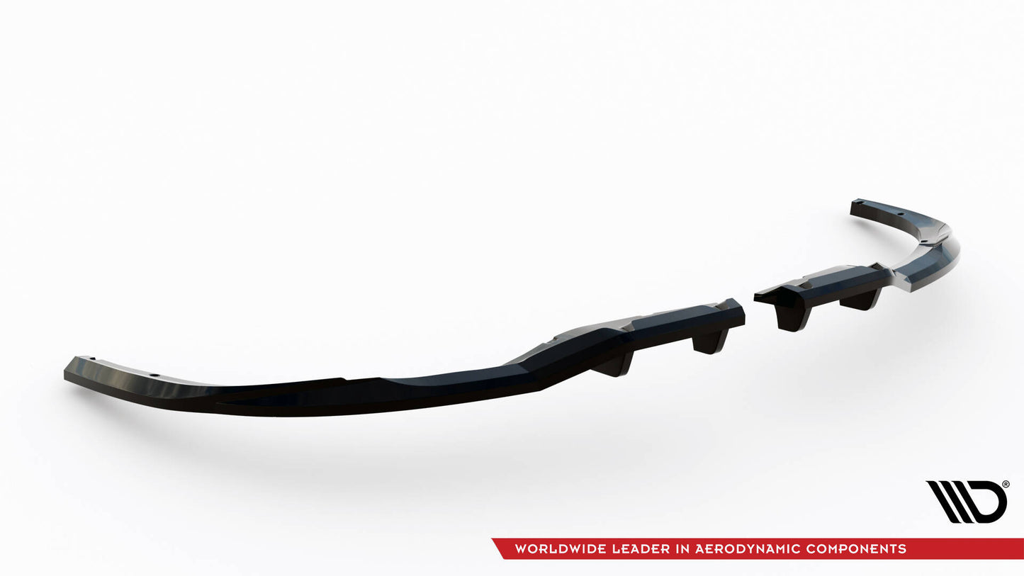 Mittlerer Cup Diffusor DTM Look Heck Ansatz für Ford S-Max ST-Line Mk2 schwarz Hochglanz