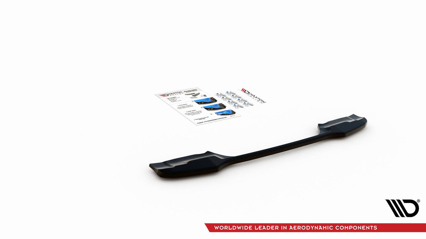 Heckansatz BMW X1 M-Paket F48 / F48 Facelift schwarz Hochglanz