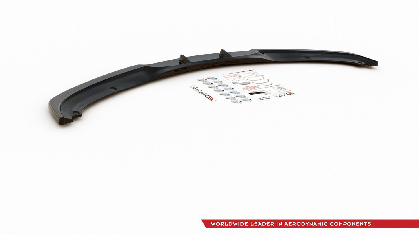 Front Ansatz V.2 für BMW 3er E90/E91 Facelift schwarz Hochglanz