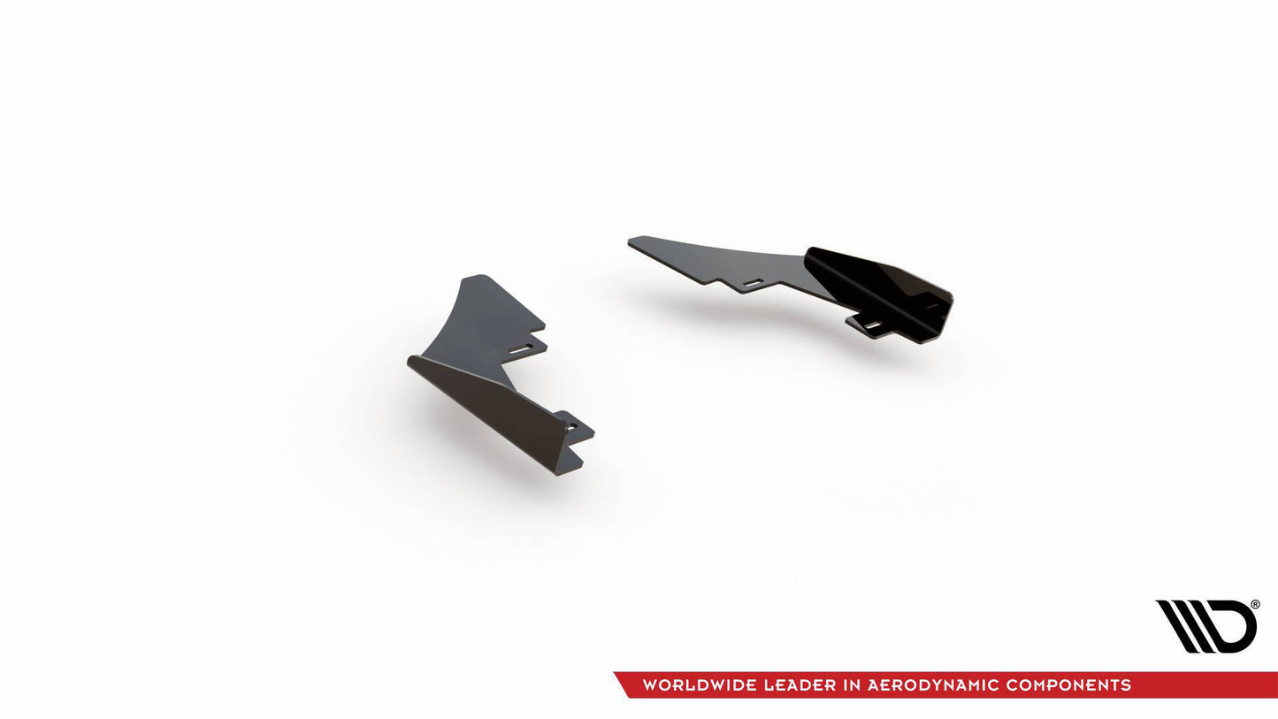 Hintere Seiten Flaps für VW Golf GTI Clubsport Mk8 Facelift schwarz Hochglanz