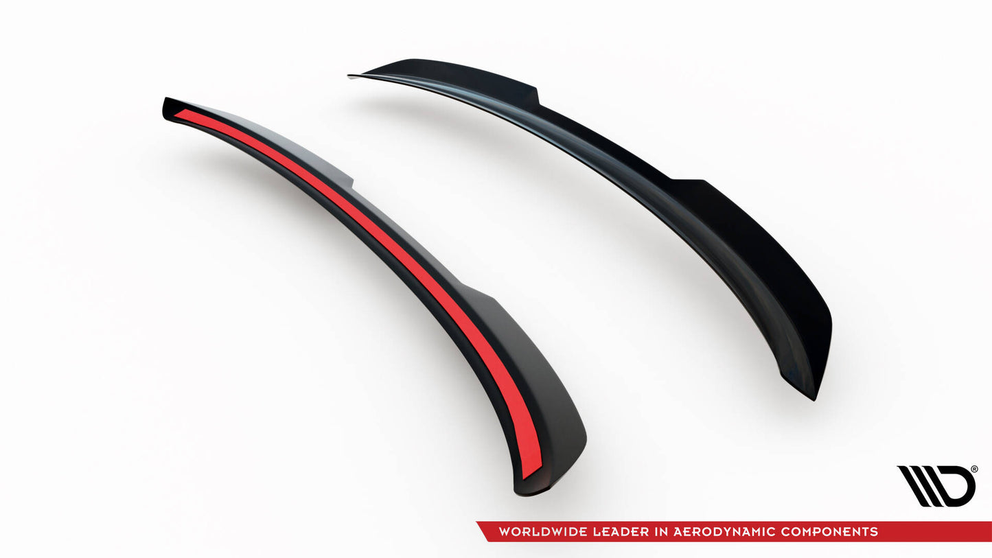 Spoiler CAP V.1 für Audi A6 C7 Avant schwarz Hochglanz