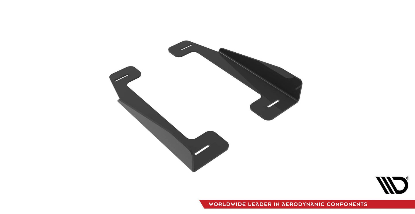 Seitenschweller Flaps für VW Golf R / R-Line Mk7 Facelift schwarz Hochglanz