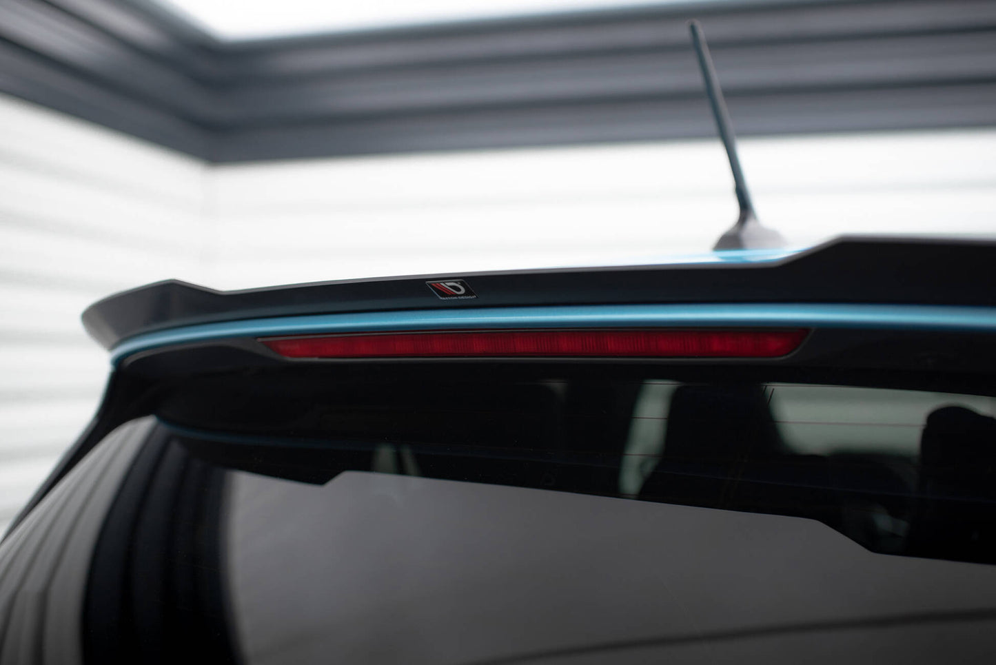 Spoiler CAP für Renault Clio Mk5 schwarz Hochglanz