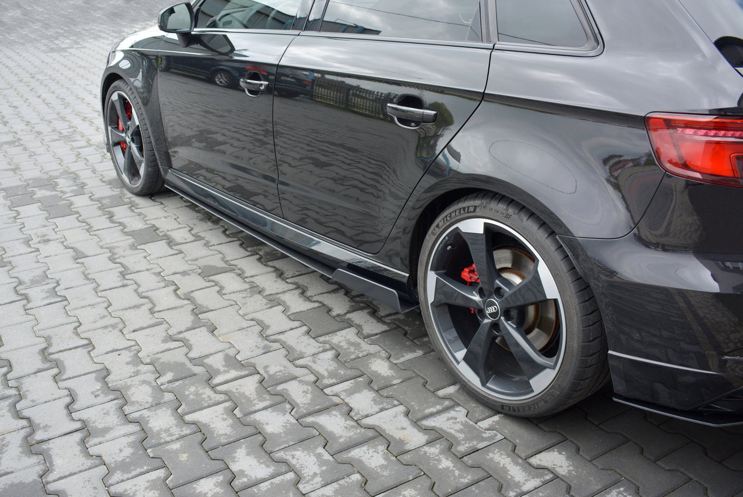 Sport Seitenschweller Ansatz V.2 für Audi RS3 8V FL Sportback