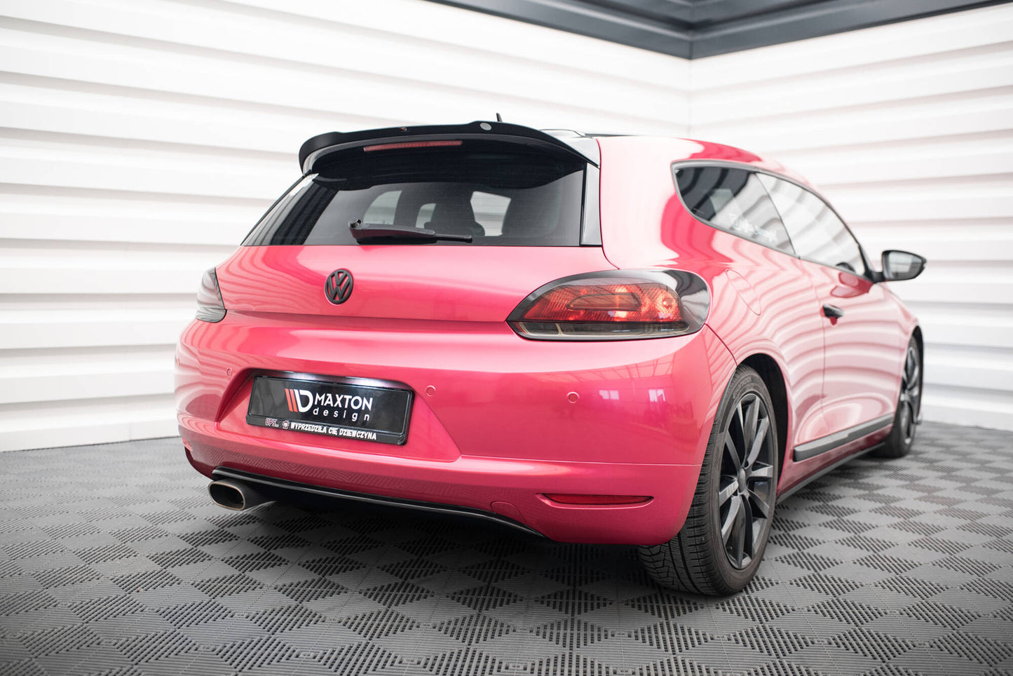 Spoiler CAP für VW SCIROCCO STANDARD schwarz Hochglanz