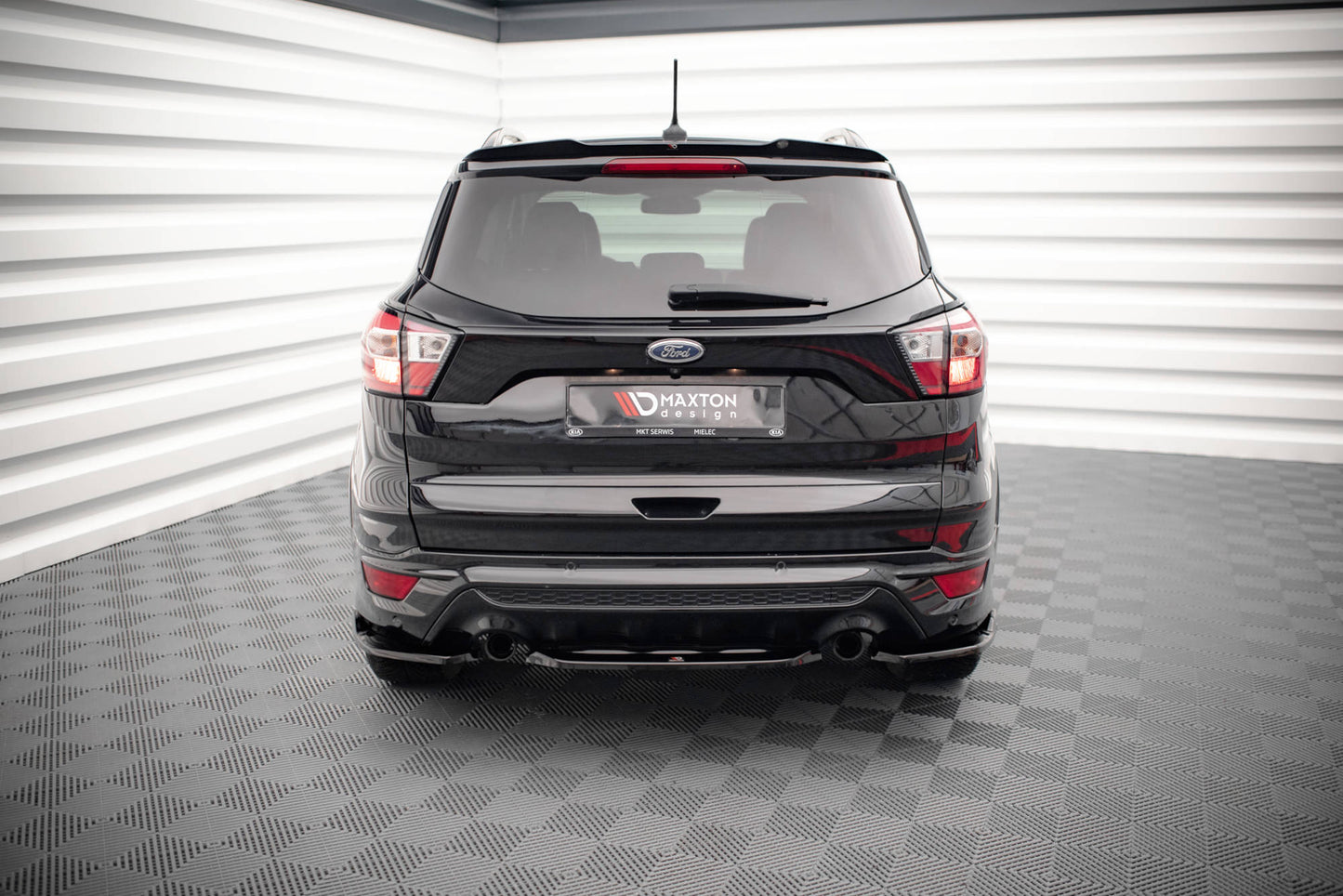 Heckansatz Ford Escape ST-Line Mk3 schwarz Hochglanz