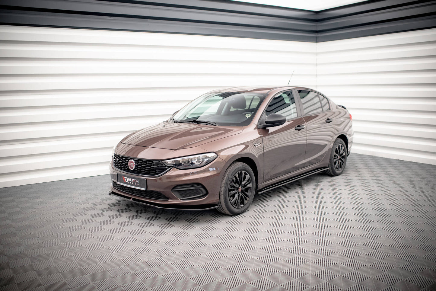 Front Ansatz für Fiat Tipo S-Design schwarz Hochglanz