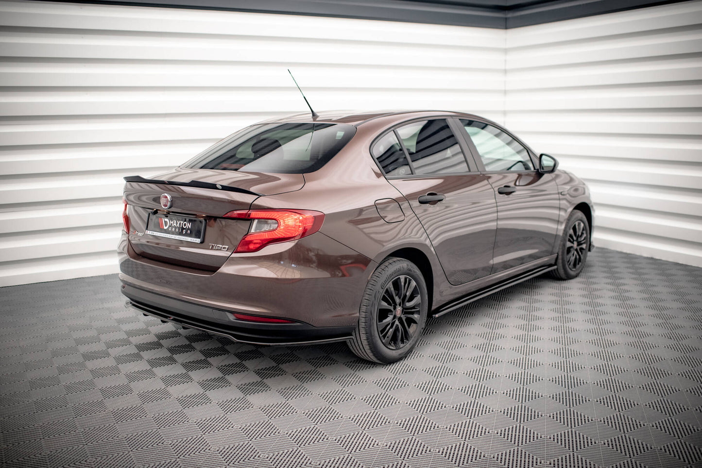 Seitenschweller Ansatz für Fiat Tipo S-Design schwarz Hochglanz