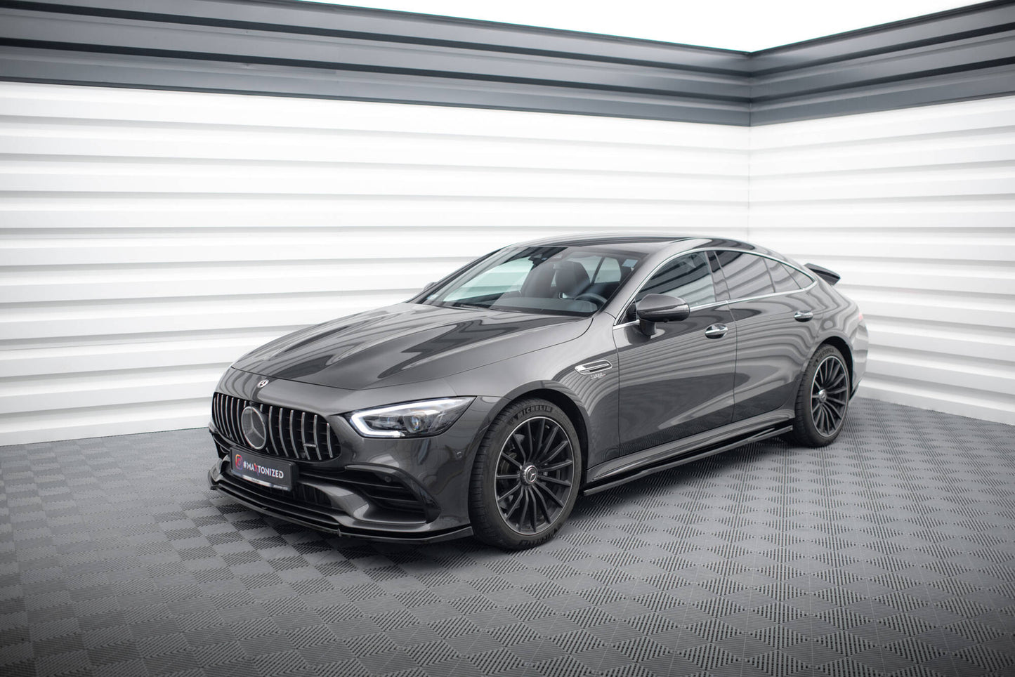 Front Ansatz V.2 für Mercedes-AMG GT 53 4-Door Coupe schwarz Hochglanz