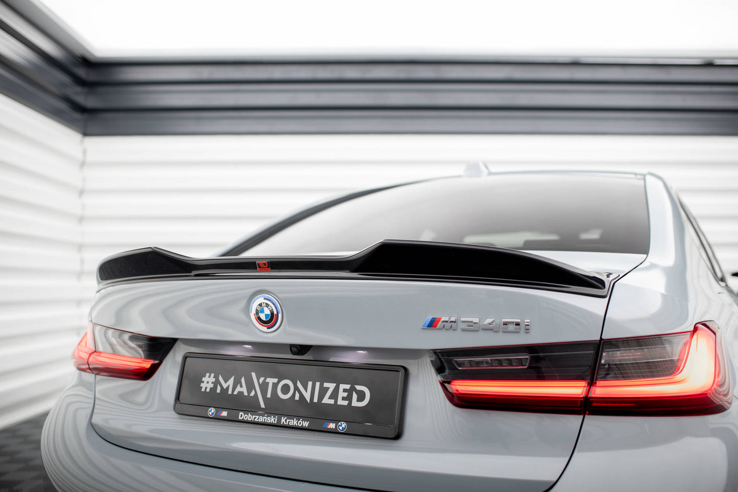 Spoiler CAP 3D für BMW M340i / 3 M-Paket / M3 Limousine G20 schwarz Hochglanz