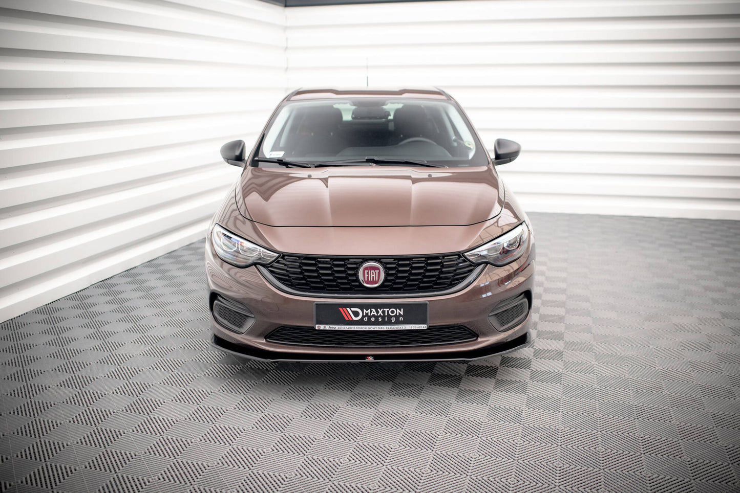 Front Ansatz für Fiat Tipo S-Design schwarz Hochglanz