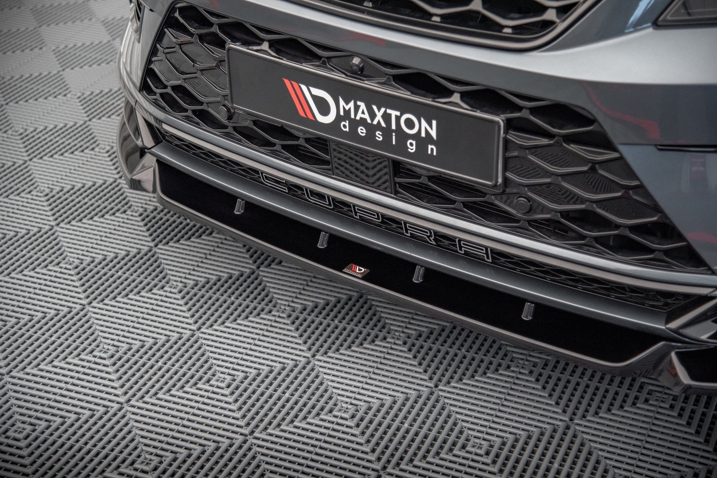 Front Ansatz V.1 für Cupra Ateca Mk1 schwarz Hochglanz