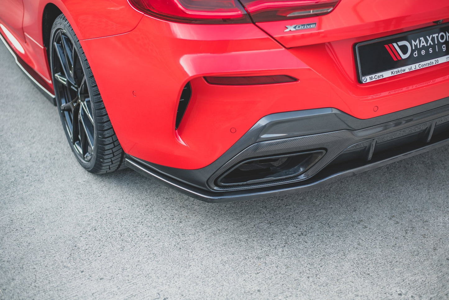 Heckansatz BMW 8 Coupe M-Paket G15 schwarz Hochglanz
