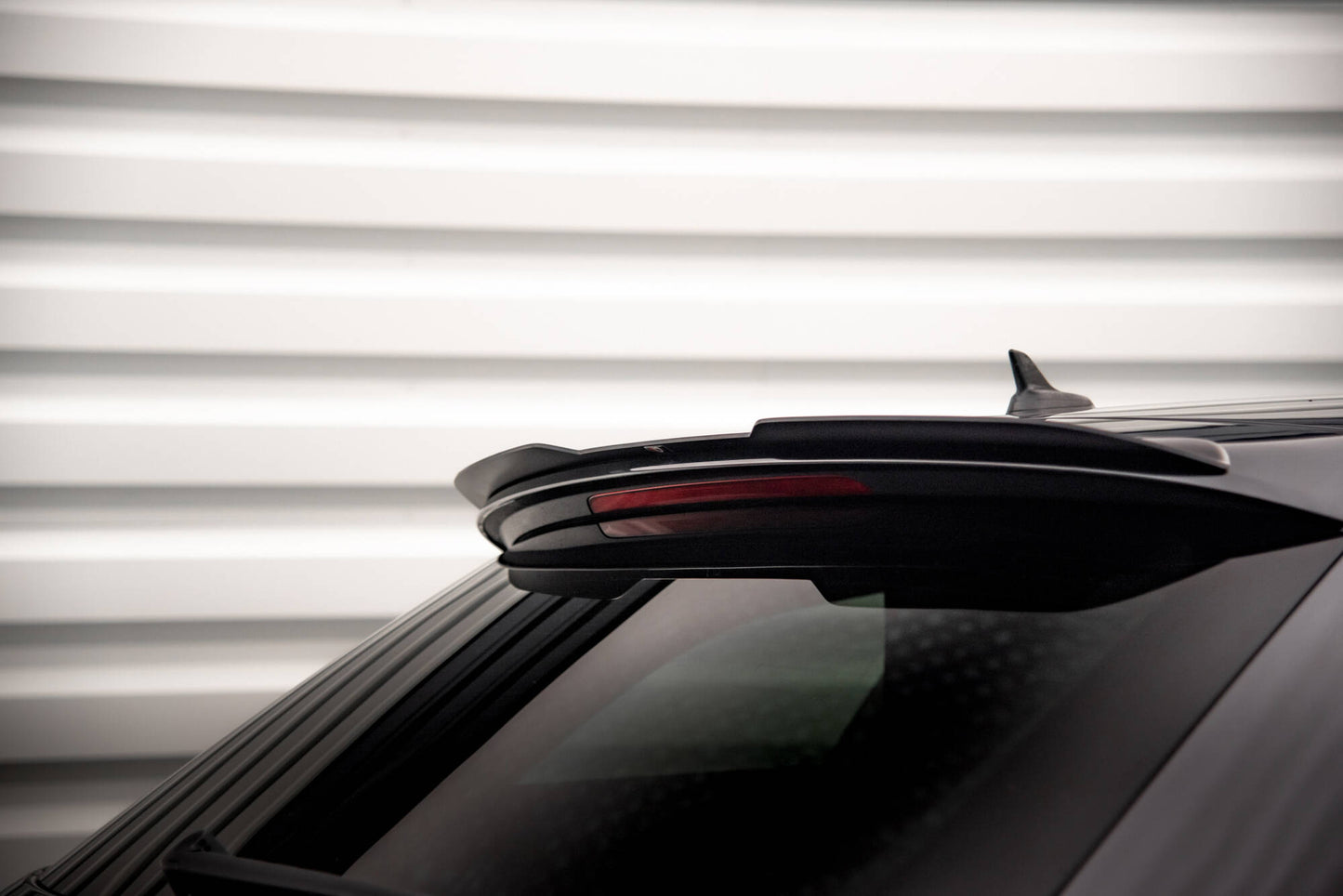 Spoiler CAP V.1 für Audi A6 C7 Avant schwarz Hochglanz