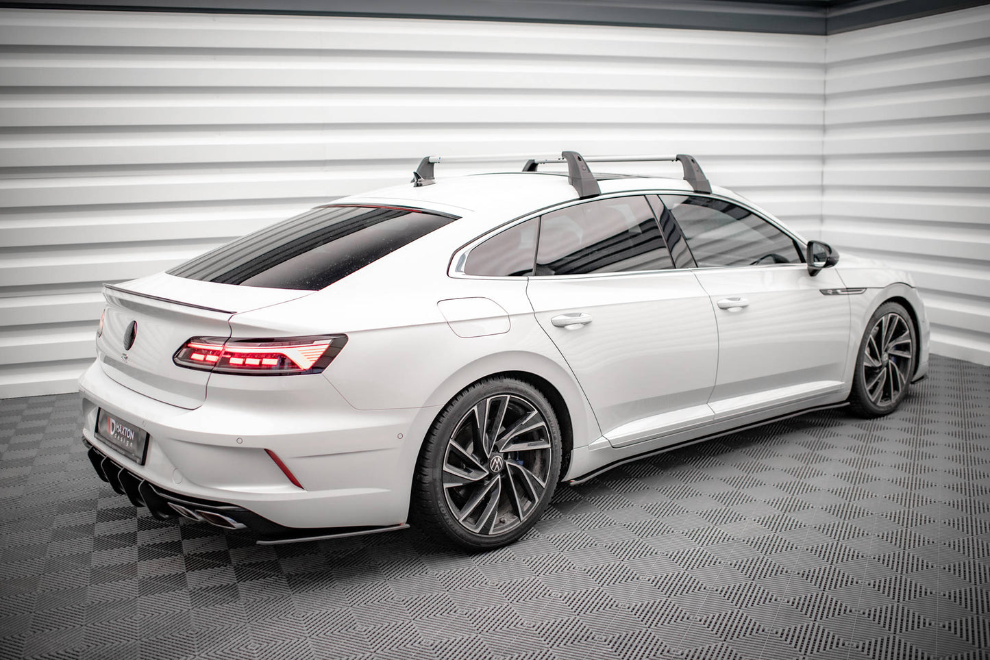 Street Pro Seitenschweller Ansatz für V.2 für Volkswagen Arteon R / R-Line Facelift