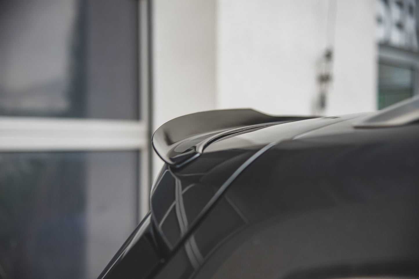 Spoiler CAP für Ford S-Max Mk2 Facelift schwarz matt